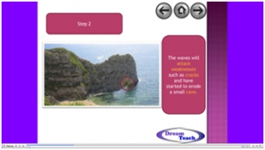 3b) Coastal landforms- caves, arches, stacks and stumps