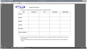 5b) Coastal protection- research task sheet