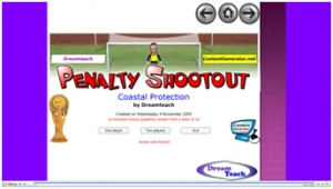 Coastal protection penalty shootout