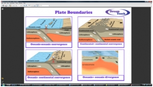 3a) Plate boundaries- memory map 1