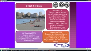 1b) An introduction to tourism- types of holidays presentation