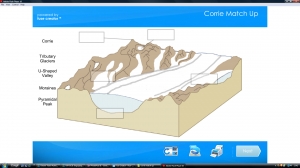 Glacial features- interactive match up game