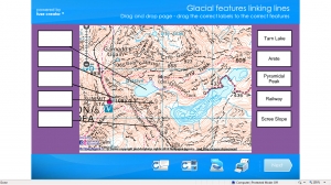 Glacial features- OS map match up game