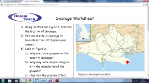 5d) Swanage worksheet